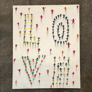 Colorful Love Wall Art Decor on AUCTION